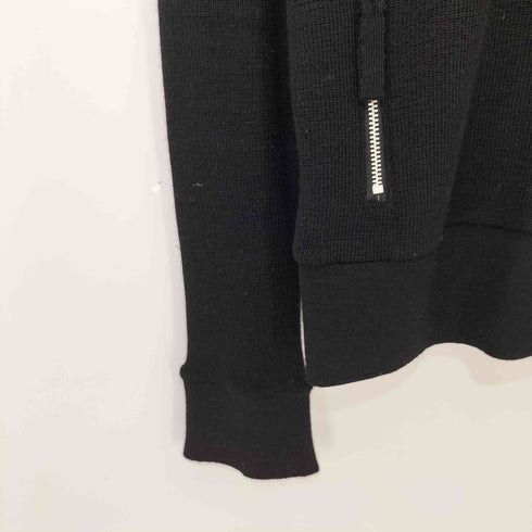バーバリーブルーレーベル BURBERRY BLUE LABEL ウール ホース刺繍 ニット ブルゾン レディース EUR:38
