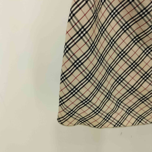 バーバリーブルーレーベル BURBERRY BLUE LABEL ノバチェック フリル キャミソール レディース JPN:36