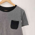 80-90S ボディ OLD 無地 ブランク ダブルフェイス バイカラー リバーシブル S/S ポケット Tシャツ メンズ