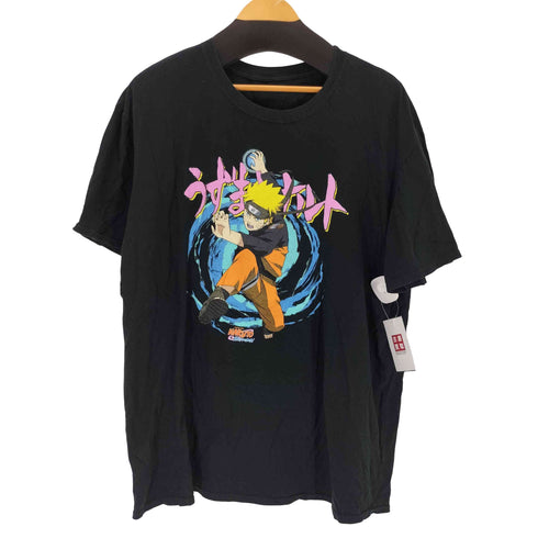 アニメキャラクタープリントTシャツ メンズ