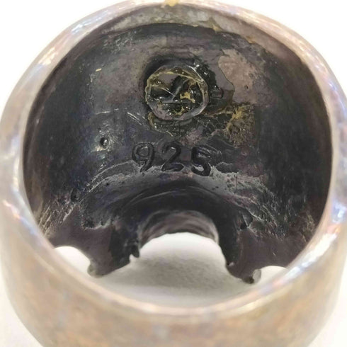 SKULL DESIGN SILVER RING スカル デザイン シルバー リング 925 メンズ 21号