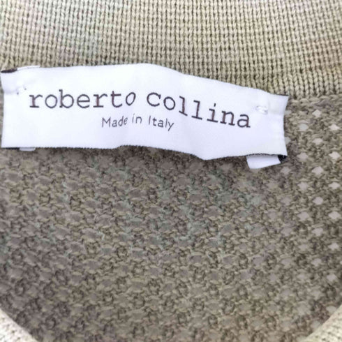 ロベルトコリーナ ROBERTO COLLINA コットン メッシュ ポロシャツ レディース