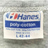 ヘインズ Hanes 80S ボディ OLD USA製 シマウマ ゼブラ プリント S/S ボックス Tシャツ 裾袖シングル 短丈 霜降り レディース import:L