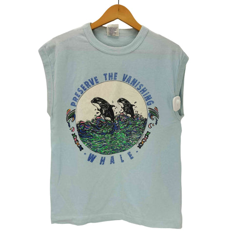 D.G.SPORT WEAR 80S ボディ OLD USA製 プリント タンクトップ メンズ import:M