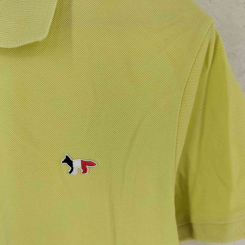 メゾンキツネ MAISON KITSUNE Tricolor Fox Patch Polo Shirts レディース M