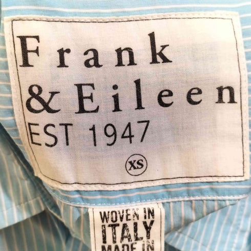 フランクアンドアイリーン Frank&Eileen コットン ストライプ シャツ メンズ XS