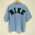 ナイキ NIKE ストライプ柄 ワッペン S/S ボタンダウン シャツ メンズ JPN:XXL