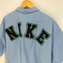ナイキ NIKE ストライプ柄 ワッペン S/S ボタンダウン シャツ メンズ JPN:XXL