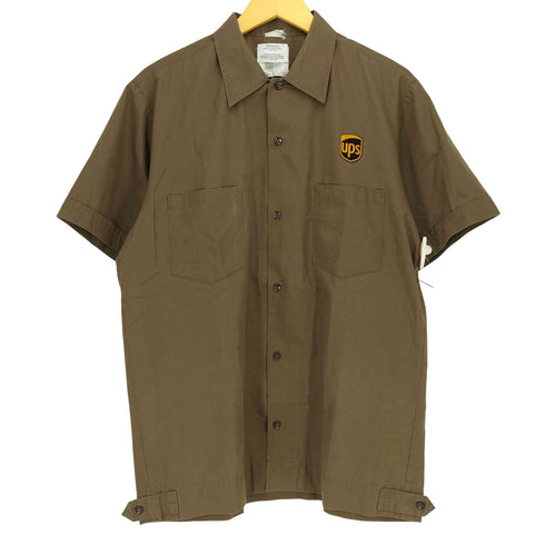 ツインヒル TWINHILL 企業ロゴ ボックスシルエット S/S ワークシャツ メンズ