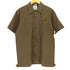 ツインヒル TWINHILL 企業ロゴ ボックスシルエット S/S ワークシャツ メンズ