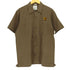 ツインヒル TWINHILL 企業ロゴ ボックスシルエット S/S ワークシャツ メンズ