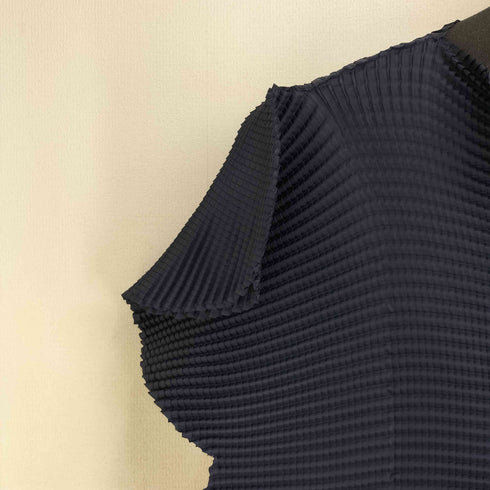 イッセイミヤケミー ISSEY MIYAKE me プリーツ S/S カーディガン レディース