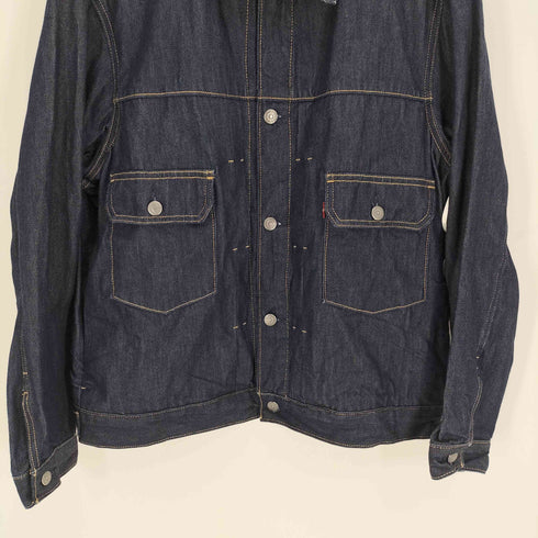 リーバイス Levis WELLTHREAD(R) TYPE II ダークインディゴ RIGID トラッカー デニム ジャケット メンズ JPN:L