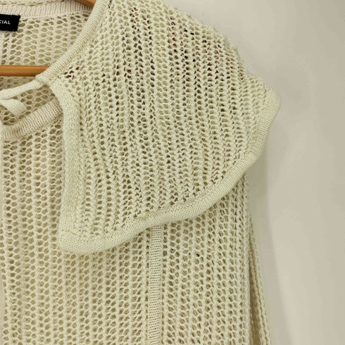 メゾンスペシャル MAISON SPECIAL 21SS ストローヤーンビックカラーニット レディース FREE