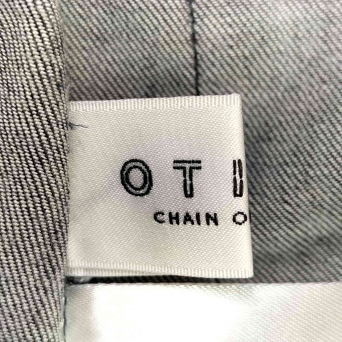 otium デニムシャツ ロングワンピース レディース
