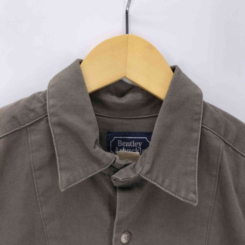Bentley Arbuckle 80-90S OLD USA製 L/S コットン チロリアン ドレス シャツ メンズ
