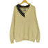 サノバチーズ SON OF THE CHEESE ASYMMETRY V KNIT メンズ L