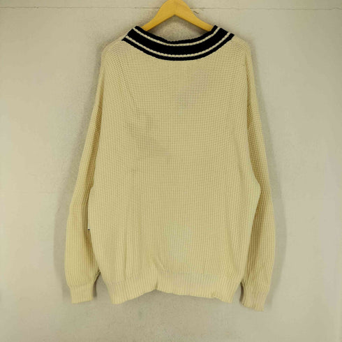 サノバチーズ SON OF THE CHEESE ASYMMETRY V KNIT メンズ L