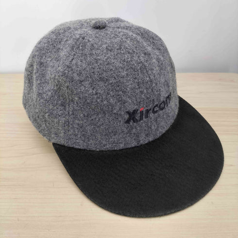 Headmaster 90S ウール レーヨン 企業 ロゴ 6パネル キャップ メンズ ONE SIZE