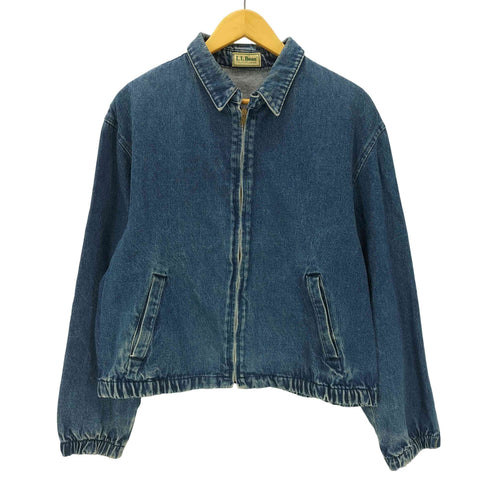 エルエルビーン L.L.Bean FREEPORT MAINE 70-80S USA製 OLD デニム スポーツ ジャケット スウィングトップ ブルゾン VINTAGE ヴィンテージ 短丈 IDEAL ジップ メンズ