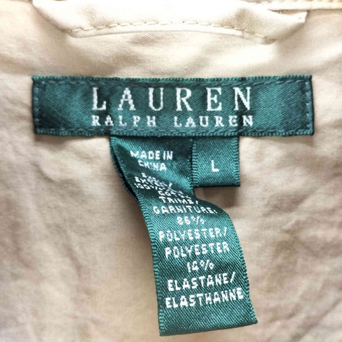 ローレンラルフローレン LAUREN RALPH LAUREN 90S OLD 緑タグ コットン ワーク ベスト レディース import:L