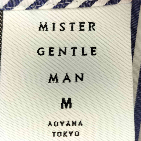 ミスタージェントルマン MR.GENTLEMAN バックジップ ポケット プルオーバーシャツ メンズ JPN:M