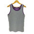 Walla Walla 80-90S ボディ OLD ダブルフェイス 無地 ブランク ボーダー リバーシブル タンクトップ メンズ import:M