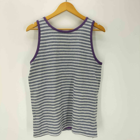 Walla Walla 80-90S ボディ OLD ダブルフェイス 無地 ブランク ボーダー リバーシブル タンクトップ メンズ import:M