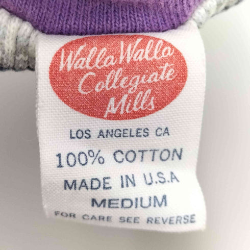 Walla Walla 80-90S ボディ OLD ダブルフェイス 無地 ブランク ボーダー リバーシブル タンクトップ メンズ import:M