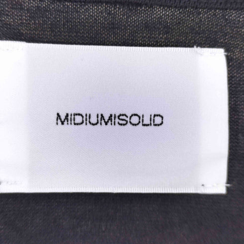 ミディウミソリッド MIDIUMISOLID ウール デザイン ニット レディース 48