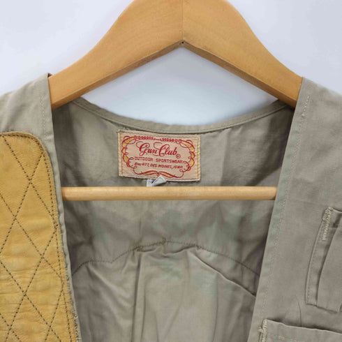GUNCLUB 50S OLD バックパッチ ハンティング シューティング ベスト vintage ヴィンテージ メンズ 32