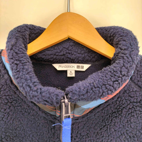 ユニクロジェイダブリューアンダーソン UNIQLO JW ANDERSON ボアフリースフルジップブルゾン メンズ JPN:XL