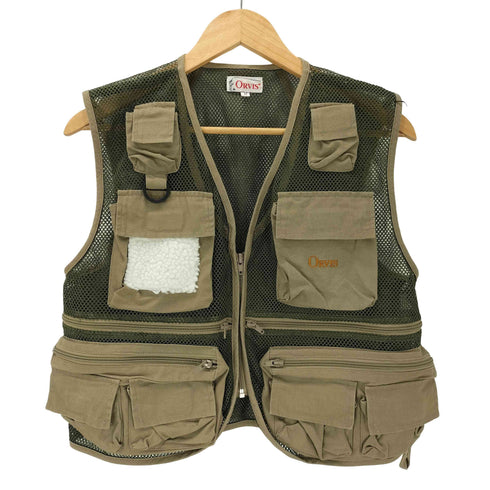 オービス ORVIS 80-90S OLD メッシュ フィッシング ベスト メンズ import:M