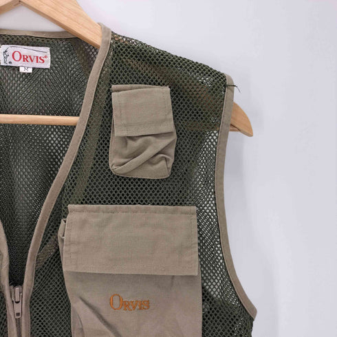 オービス ORVIS 80-90S OLD メッシュ フィッシング ベスト メンズ import:M