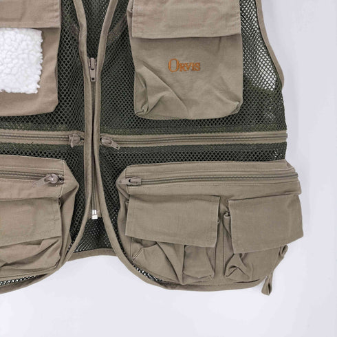 オービス ORVIS 80-90S OLD メッシュ フィッシング ベスト メンズ import:M