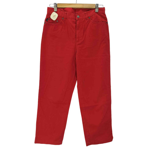 ローレンラルフローレン LAUREN RALPH LAUREN 90-00S OLD 緑タグ コットン チノ トラウザー パンツ レディース 8