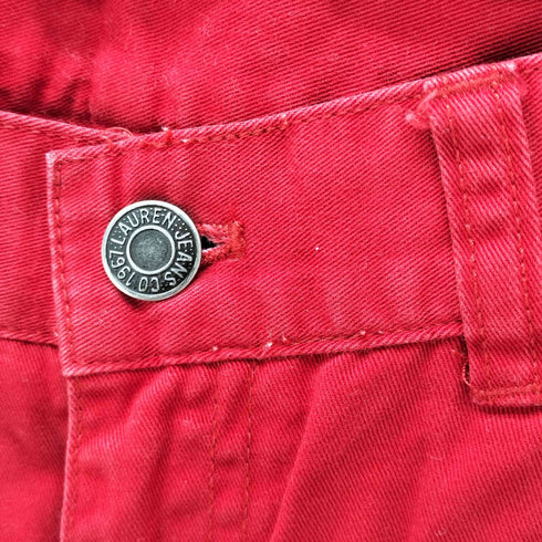 ローレンラルフローレン LAUREN RALPH LAUREN 90-00S OLD 緑タグ コットン チノ トラウザー パンツ レディース 8