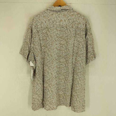 デヴィッドテイラー david taylor 総柄 レーヨン S/S シャツ メンズ XL