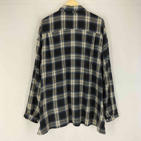 オンブレチェック L/S シャツ メンズ