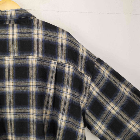 オンブレチェック L/S シャツ メンズ