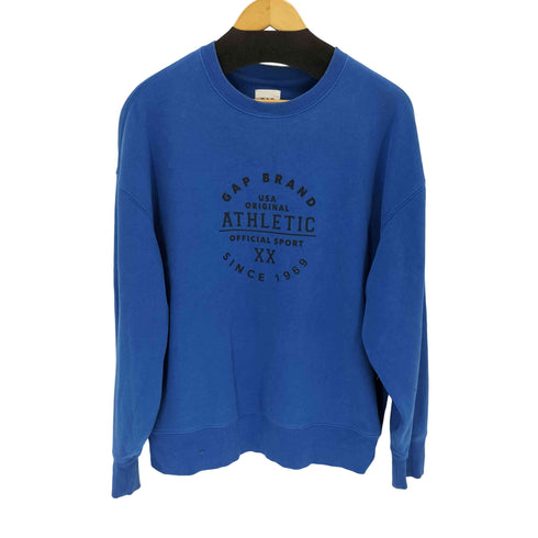 ギャップ Gap プリントクルーネックスウェット メンズ JPN:S