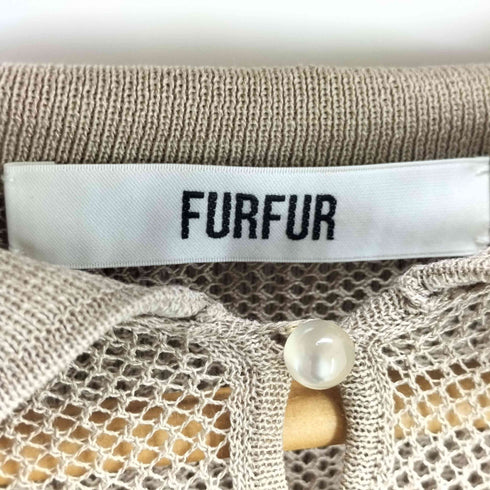 ファーファー furfur 透かし編みニットワンピース レディース ONE SIZE