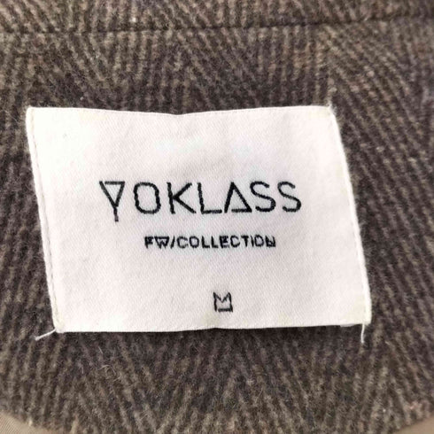Yoklass ヘリンボーン ダブルチェスターコート レディース JPN:M