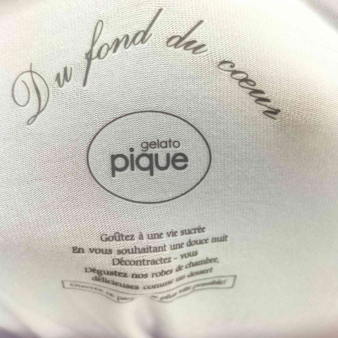 ジェラートピケ gelato pique CAT柄ワンポイントTシャツ レディース ONE SIZE