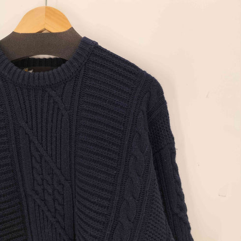 エフエーティー FAT GIGANDHI フィッシャーマンセーター メンズ SKINNY