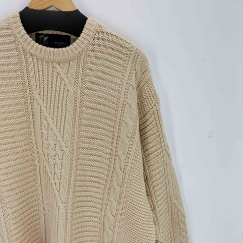 エフエーティー FAT GIGANDHI フィッシャーマンセーター メンズ SKINNY