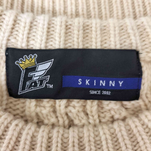 エフエーティー FAT GIGANDHI フィッシャーマンセーター メンズ SKINNY