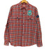 リーバイス Levis ワッペンロゴ チェック柄 ネルシャツ メンズ import:L