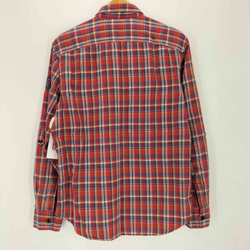 リーバイス Levis ワッペンロゴ チェック柄 ネルシャツ メンズ import:L