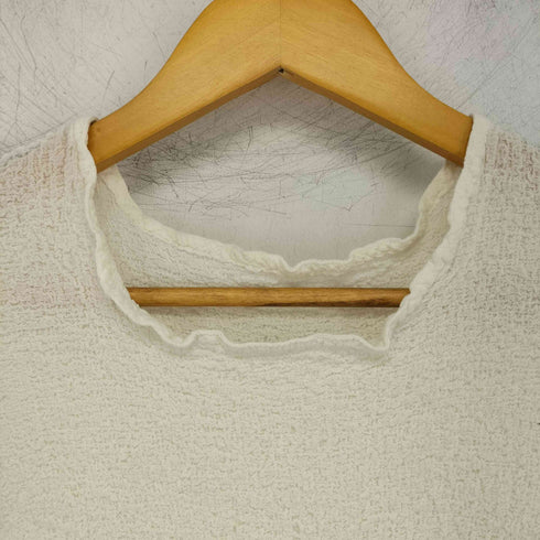 ミーイッセイミヤケ me ISSEY MIYAKE カリフラワー シワ加工 半袖カットソー レディース
